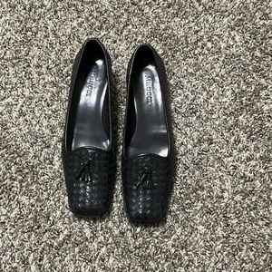 Sesto Meucci black loafers, size 8